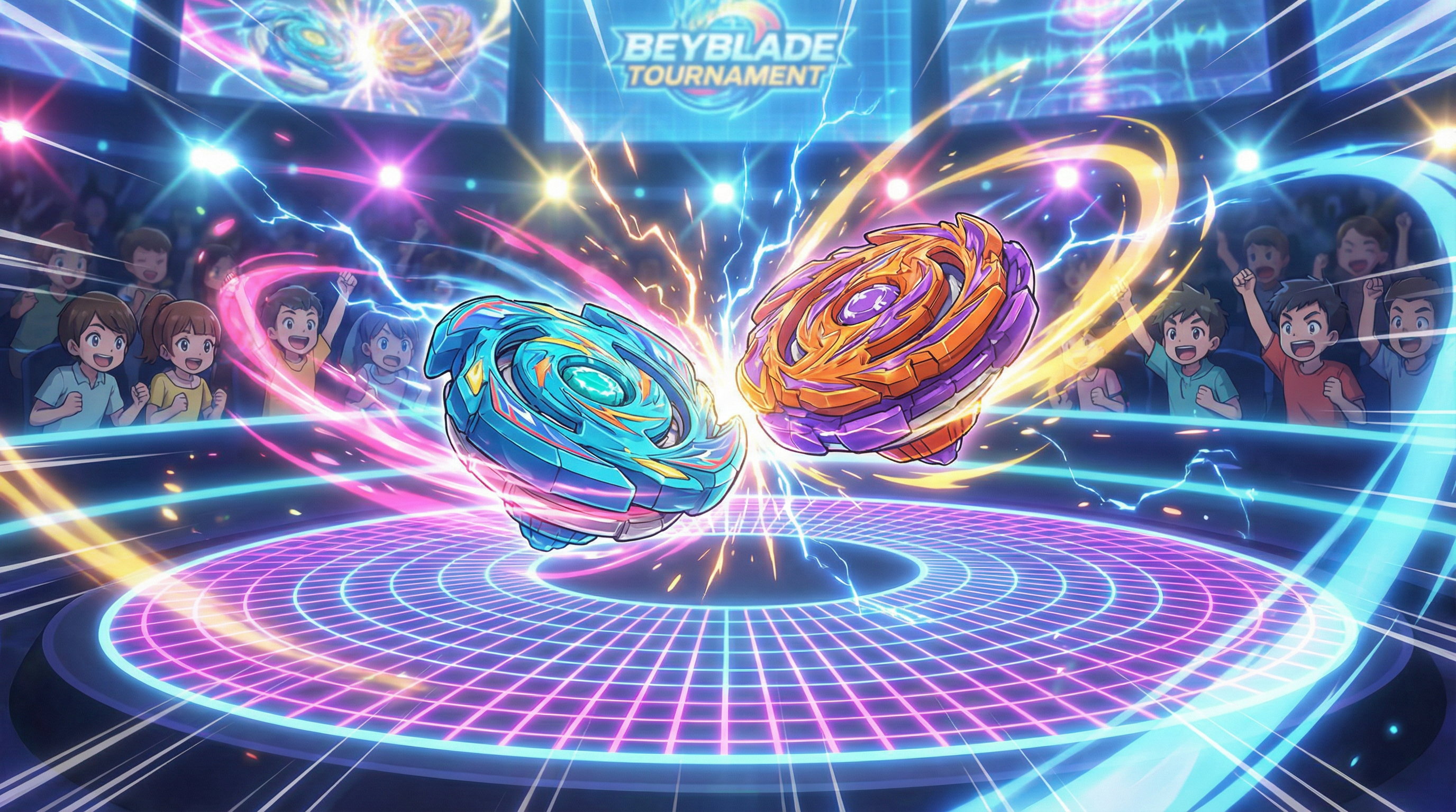 Epic Beyblade Battle